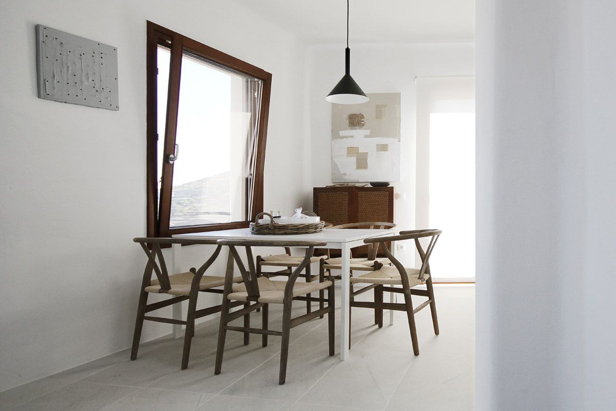 Dining area with sea view